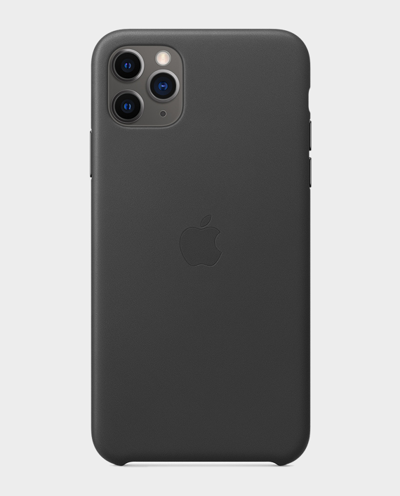 Apple iphone 11 pro max leather case black