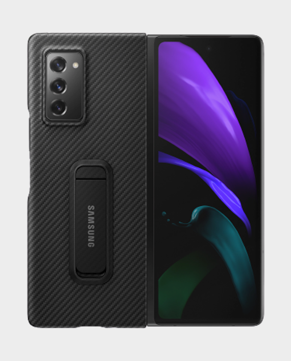 Samsung galaxy z fold 2 aramid standing cover black 1