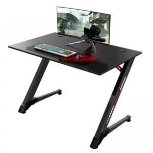 Z shapeed gaming desk