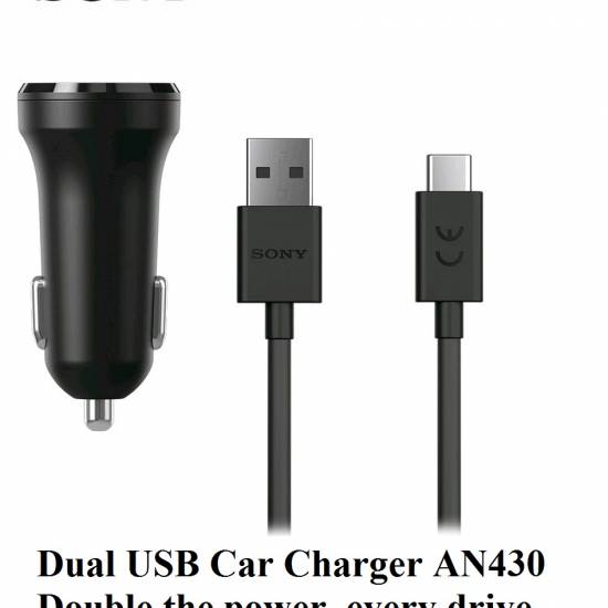 Original sony an430 dual usb type c fast car charger qatar price 550x550w