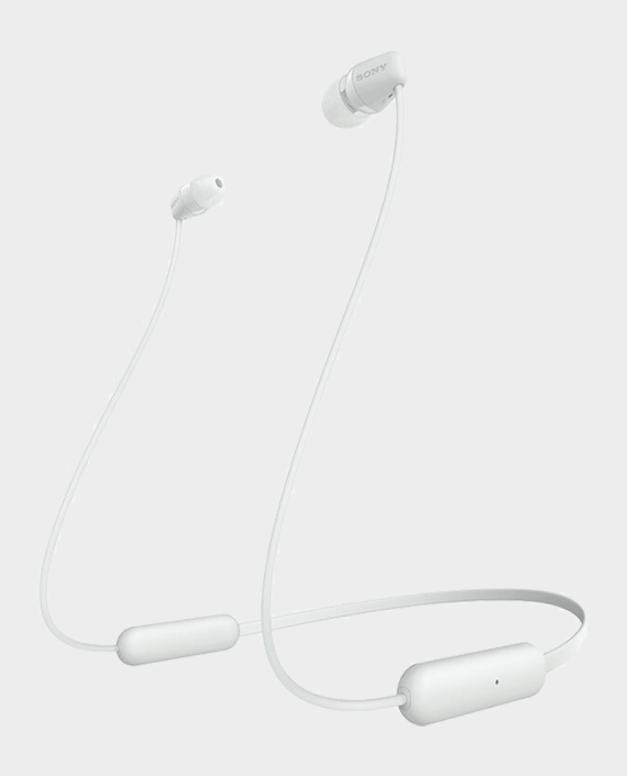 Sony wi c200 wireless in ear headphones white