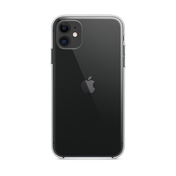 Iphone 11 black clear case pure back screen  usen