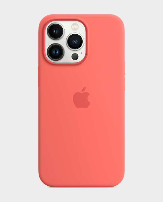 Iphone 13 pro silicone case with magsafe pink pomelo 2