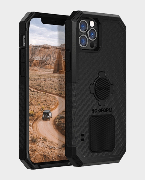 Rokform iphone 12 12 pro rugged case black