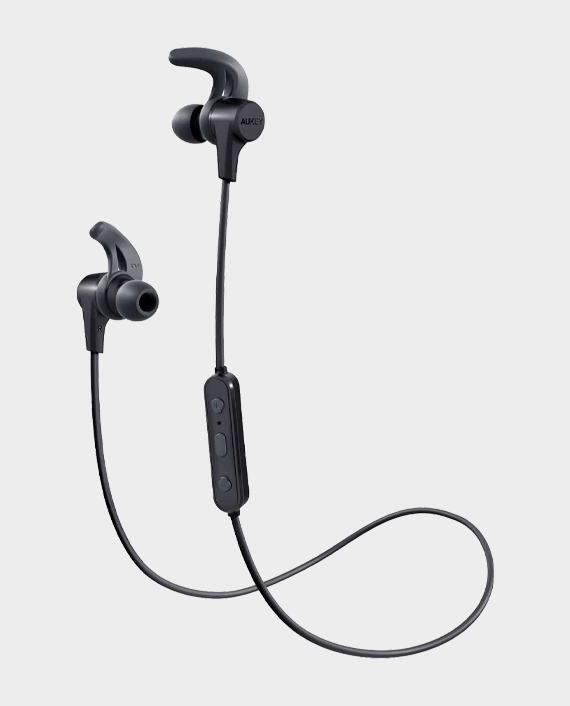 Aukey ep b40s wireless bluetooth earbuds with magnetic clip black