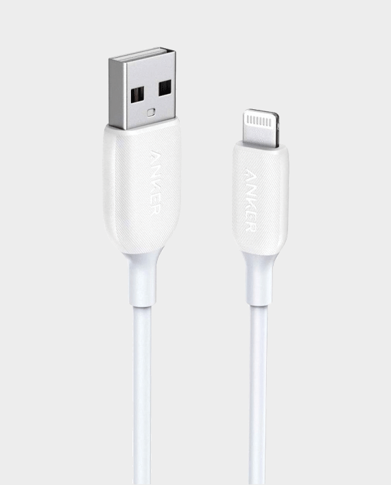 Anker powerline iii usb a with lightning connector cable 3ft a8812h21 white 1