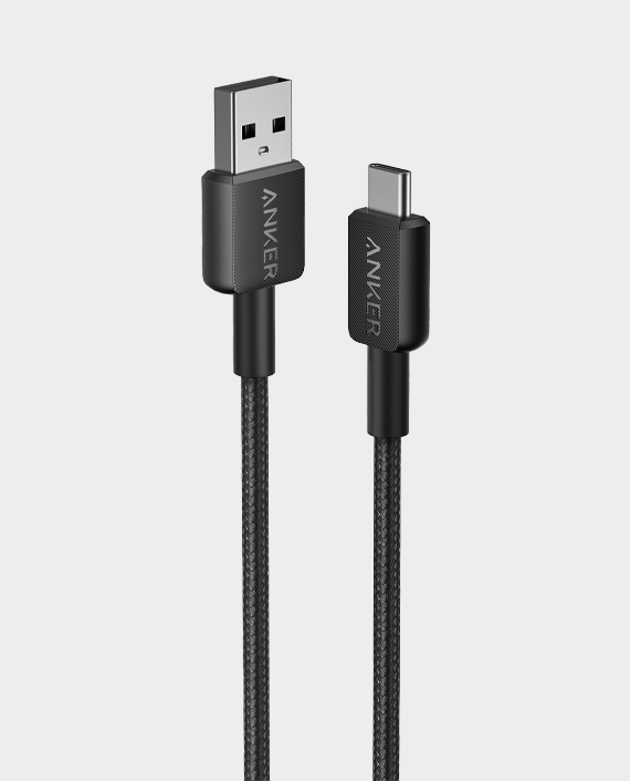 Anker 322 usb a to usb c braided cable 3ft a81h5h11 black 