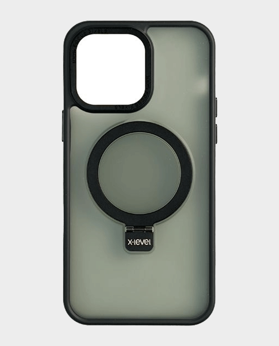 X level magsafe pithy stone case for iphone 14 pro black1