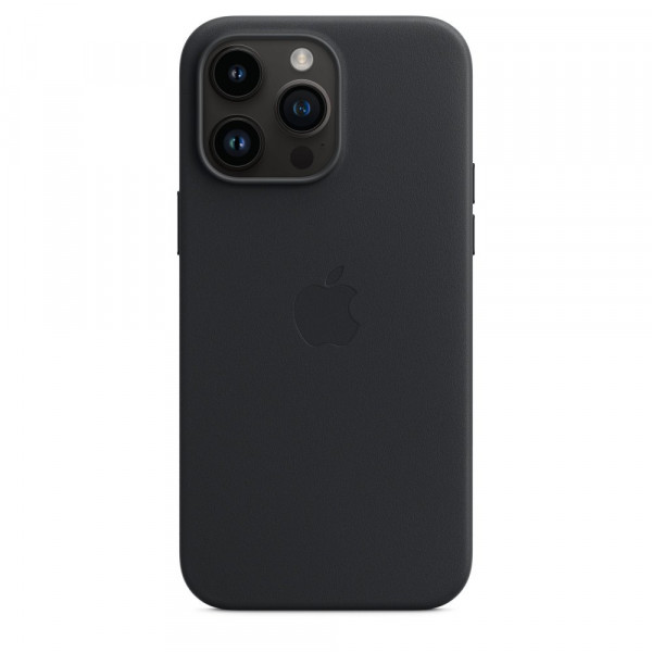 Iphone 14 pro max leather case with magsafe midnight in qatar 600x600