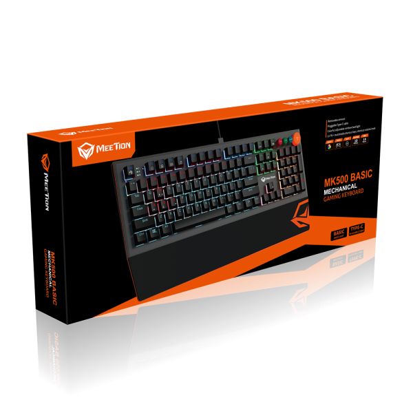 Meetion detachable palmrest mechanical gaming keyboard with type c cable mk500 in qatar 600x600