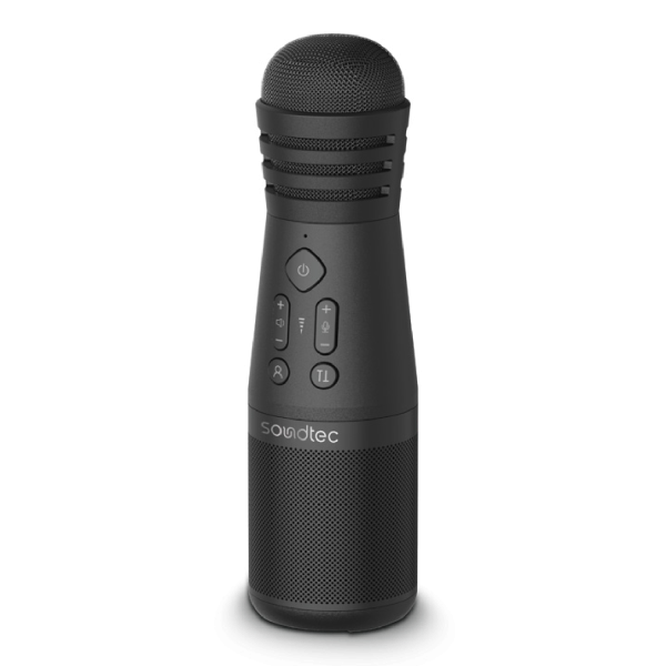 Porodo soundtec karaoke microphone with speaker black in qatar 600x600