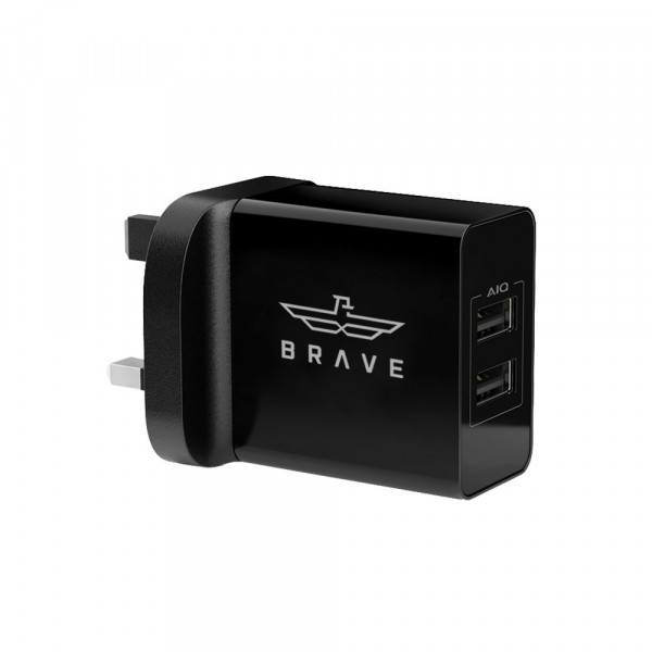 Brave 2 port usb wall charger in qatar 600x600