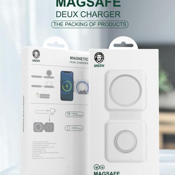 Green magsafe deux charger in qatar 600x600w