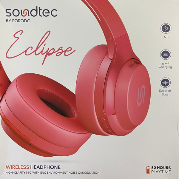 Porodo soundtec deep sound wireless headphone red in qatar 600x600
