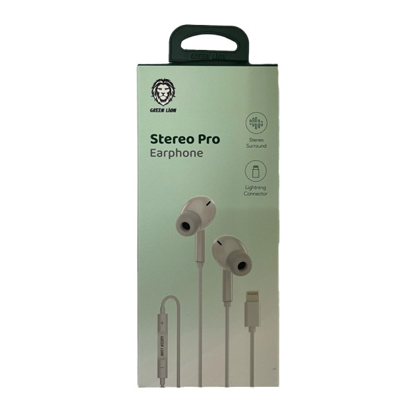 Green lion stereo pro earphones with lightning connector white in qatar 600x600