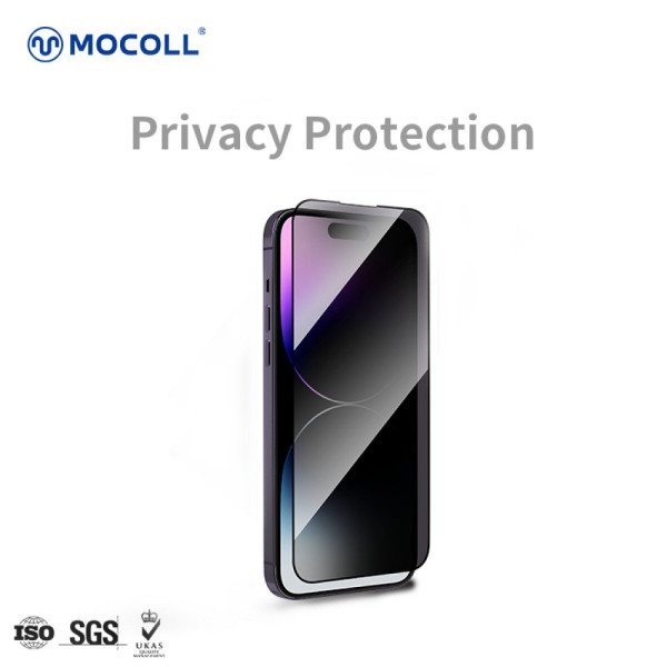 Mocoll tempered glass for iphone 14 pro privacy in qatar 600x600