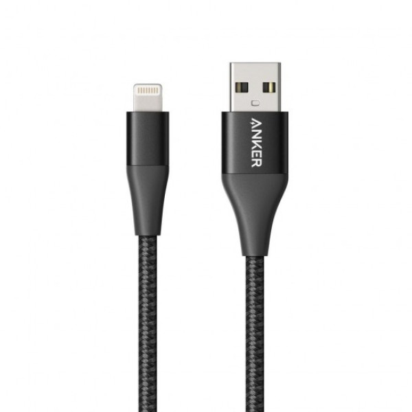 Anker powerline ii lightning cable 10ft 3m black a8454h in qatar 600x600