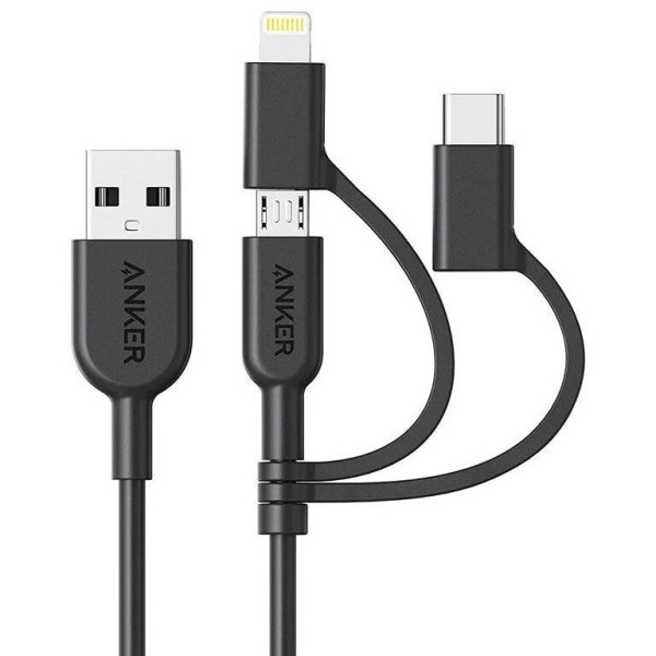 Anker powerline ii 3 in 1 usb a to usb c micro usb lightning charging cable in qatar 600x600