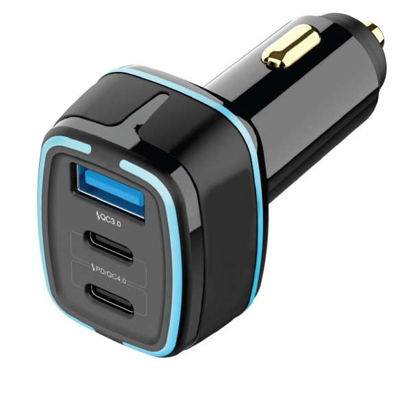 Porodo 105w dual pd multi port quick charge car charger in qatar 600x600h