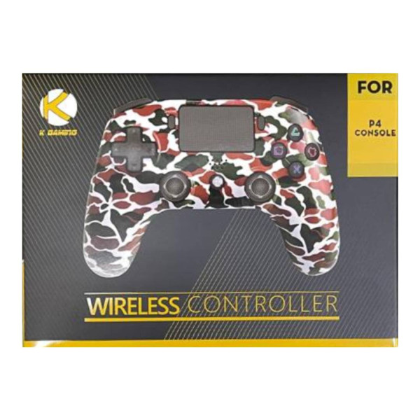 Kgaming ps4 wireless controller camo 8 red green in qatar 600x600