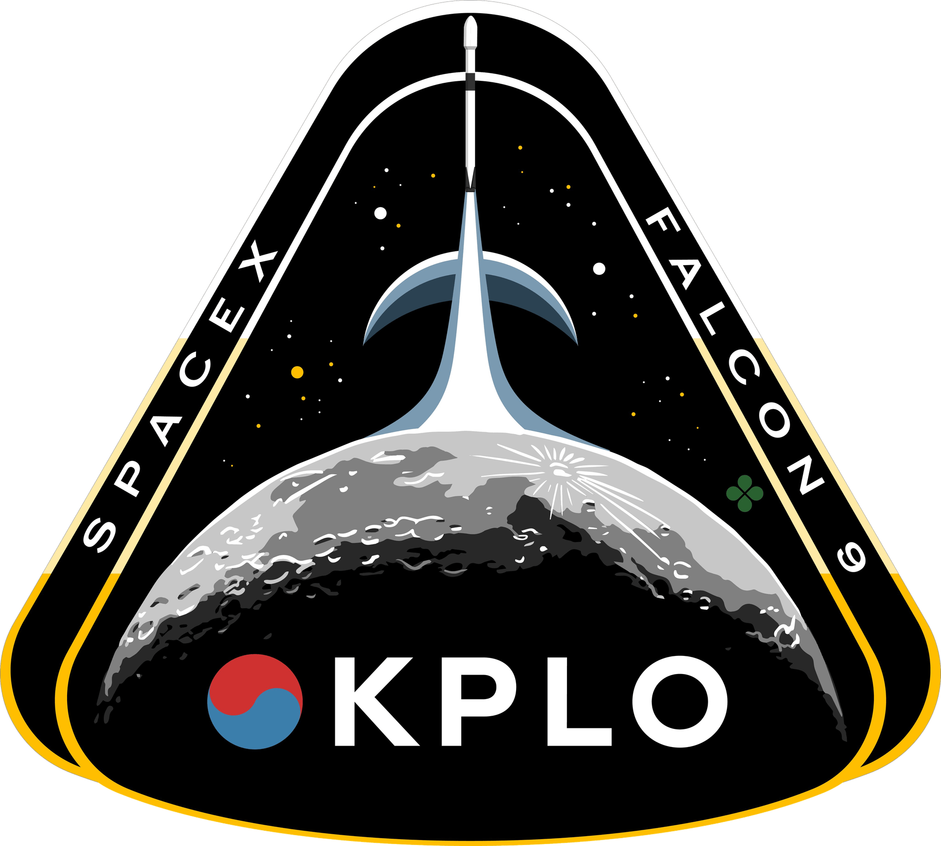 Mission patch for Danuri (KPLO - Korean Pathfinder Lunar Orbiter)