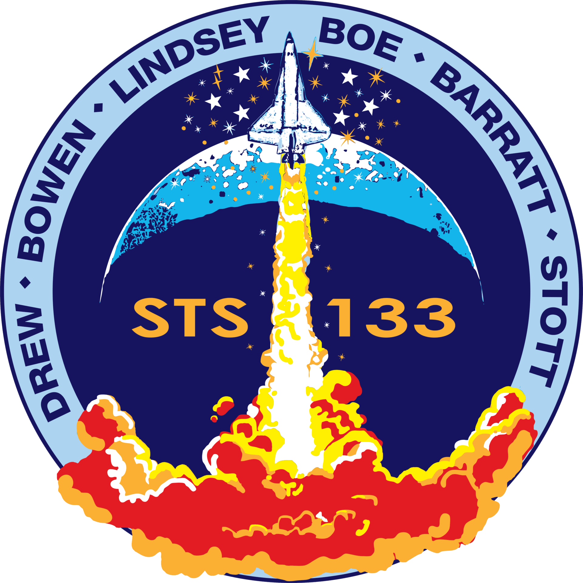 Mission patch for STS-133