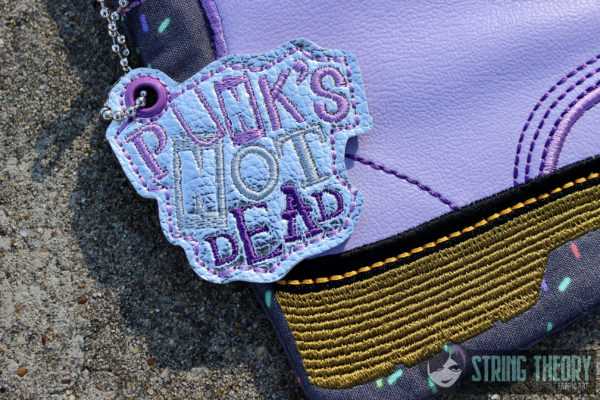 Punk Boot Fully Lined Zip Bag - Image 8