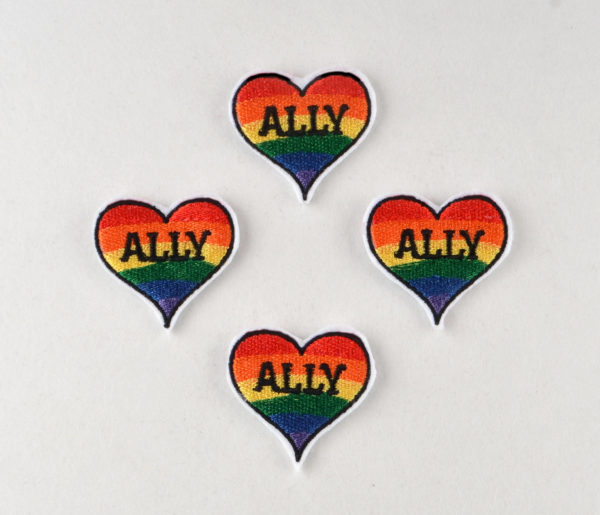 Rainbow Ally Heart Feltie