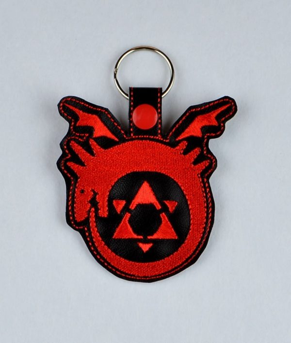 Full Metal Alchemist Homunculus Snap Tab Key Fob