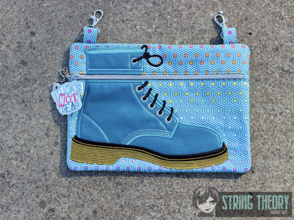 Punk Boot Fully Lined Zip Bag - Image 4