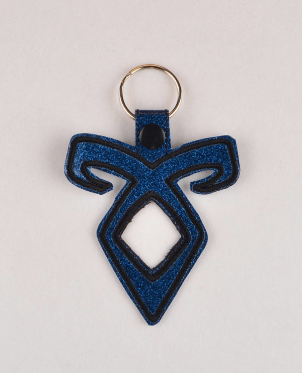 Shadow Hunters Angelic Rune Snap Tab Key Fob