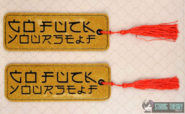 Reading Japanese is Easy - Go F*ck Yourself Bookmark