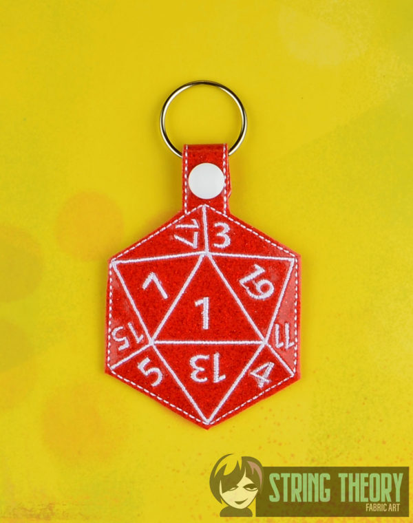 Tabletop Gaming Dice Snap Tab Key Fob Set - Image 2