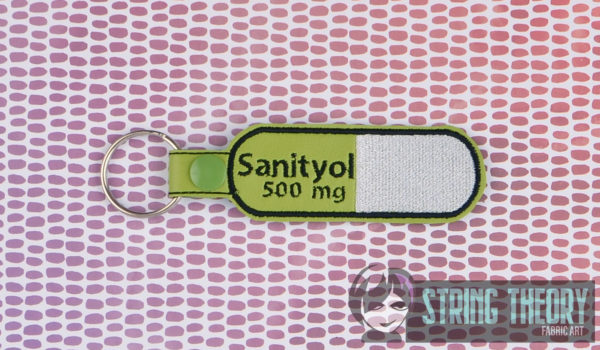 Sanityol 500mg Snap Tab Key Fob