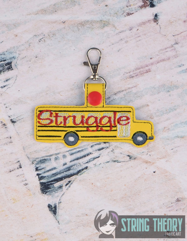 Struggle Bus Snap Tab Key Fob