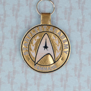 Star Trek Academy - Command ITH in the hoop Digital Download for Machine Embroidery Pattern, Design (4×4 Hoop)
