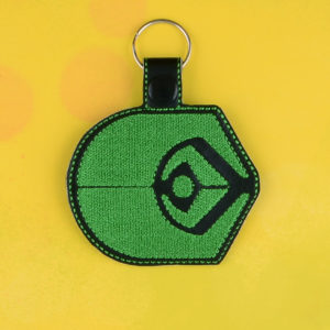 Star Trek – Ferengi Snap Tab Key Fob ITH in the hoop Digital Download for Machine Embroidery Pattern, Design (4×4 Hoop)