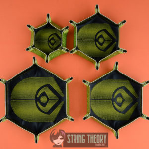 Star Trek – Ferengi Hex Set ITH in the hoop Digital Download for Machine Embroidery Pattern, Design (5×7, 6×10, 7×11, 8×12 Hoop)