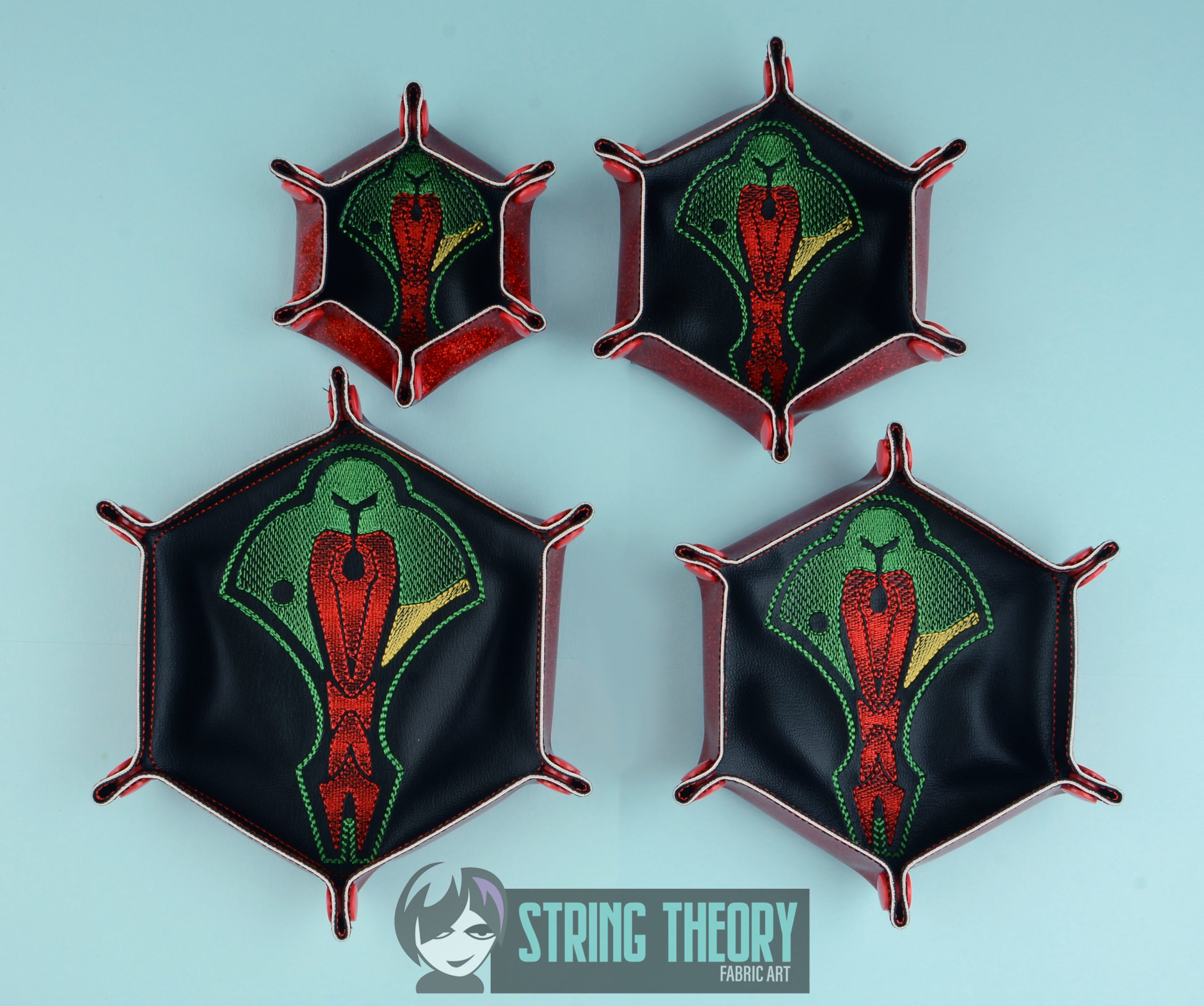 Star Trek – Cardassian Hex Set ITH in the hoop Digital Download for Machine Embroidery Pattern, Design (5×7, 6×10, 7×11, 8×12 Hoop)