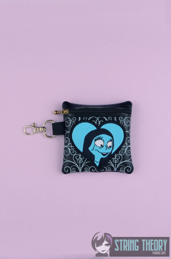 Skull Head & Patch Girl Cemetery Gate Partially Lined Zip Bag - Image 13