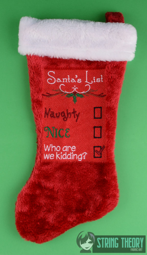 Santa's List Who Are We Kidding