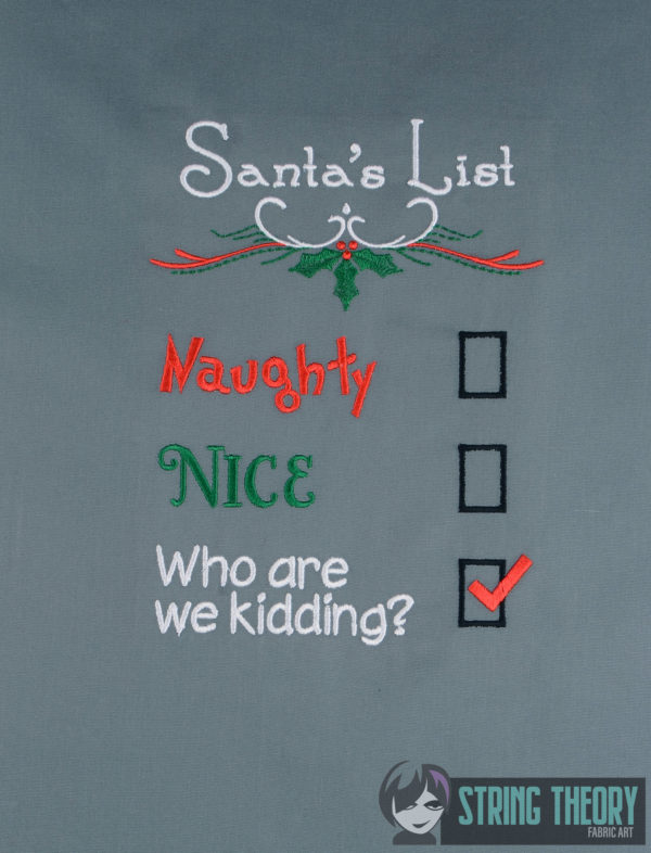 Santa's List Who Are We Kidding - Image 2