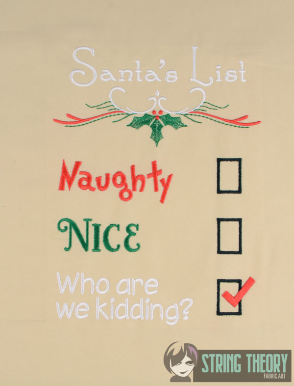 Santa's List Who Are We Kidding - Image 3