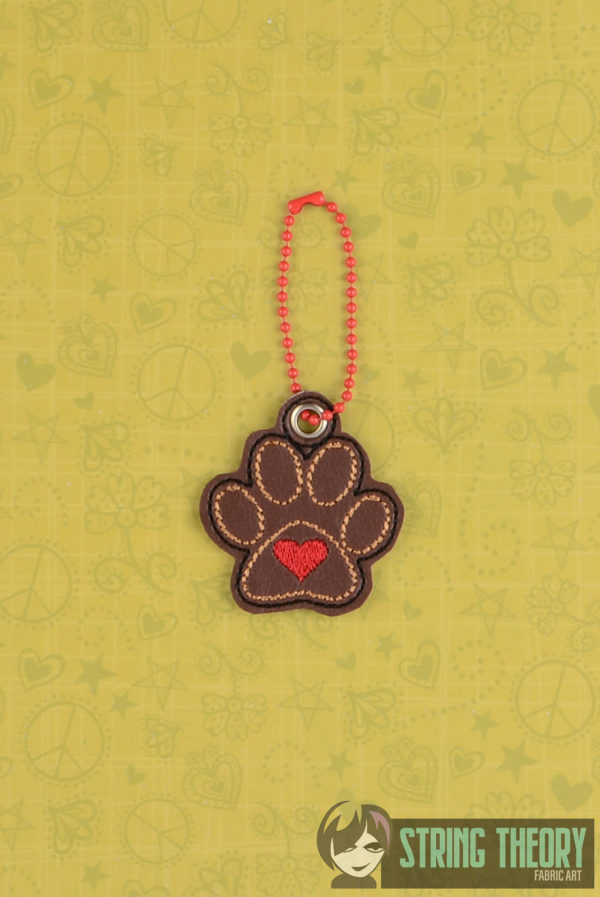 Puppy Heart Print Dangle - Image 2