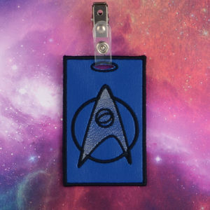 Star Trek – Science ID Badge Holder  ITH In The Hoop Digital Download for Machine Embroidery Pattern, Design (4x4 Hoop)