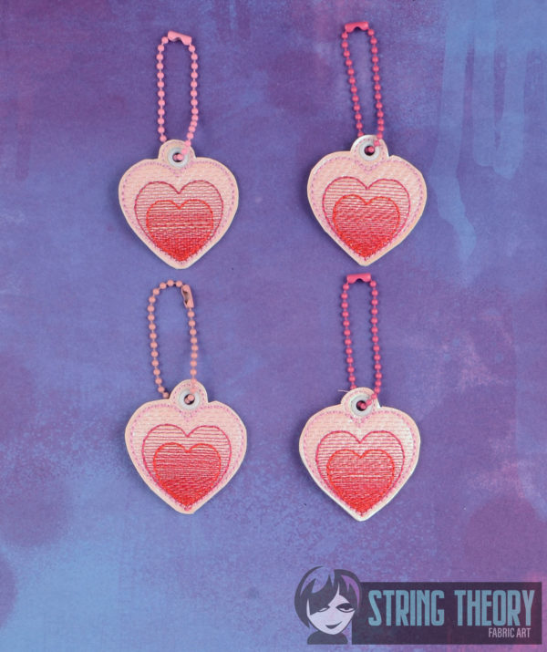 Sunset Heart Dangle