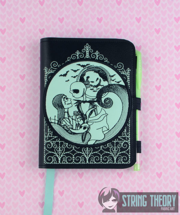 Skull Head & Patch Girl Notebook Cover