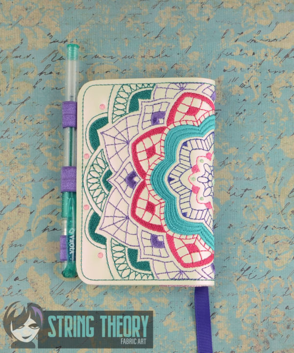 Nymphaea Fractal Notebook Cover - Image 4