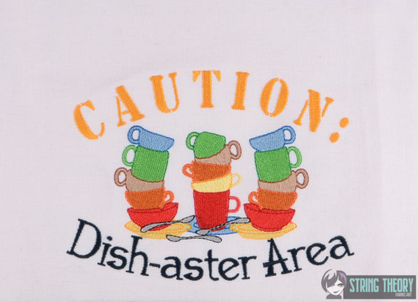 Dish-aster & Wheel of Dinner Towel Topper - Image 4