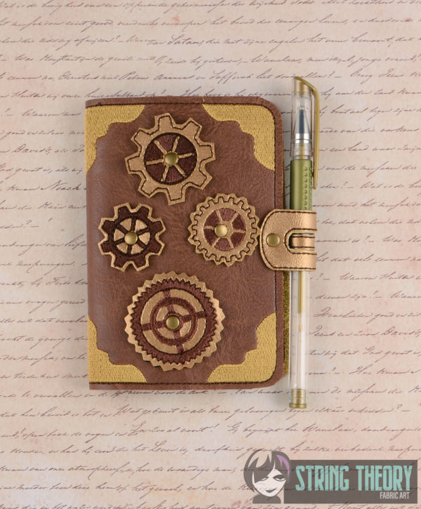 Steampunk 3D Gears Notebook Cover - Image 2